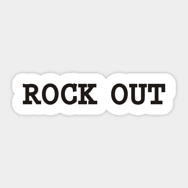 That Awkward Moment - Rock Out Sticker by grekhov